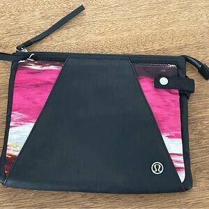 Lululemon Black and Pink Clutch